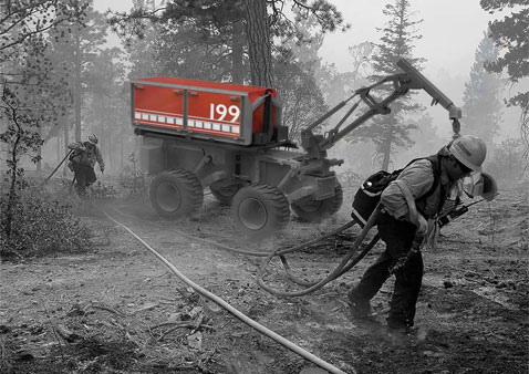 Example of URLCC scenarios in AV fleet collaboration: Forestry