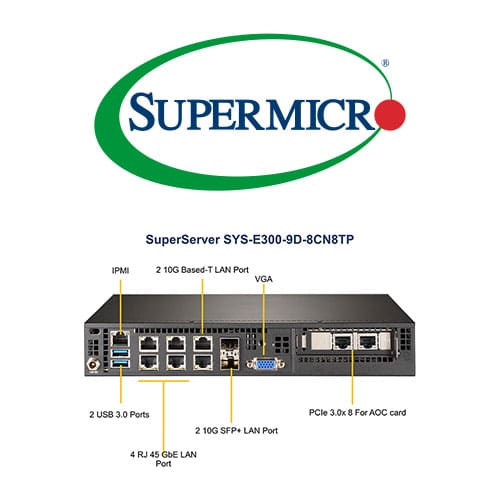 Supermicto SuperServer E300-9D-8CN8TP