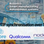 Live demonstration of gPTP synchronization over 5G NPN
