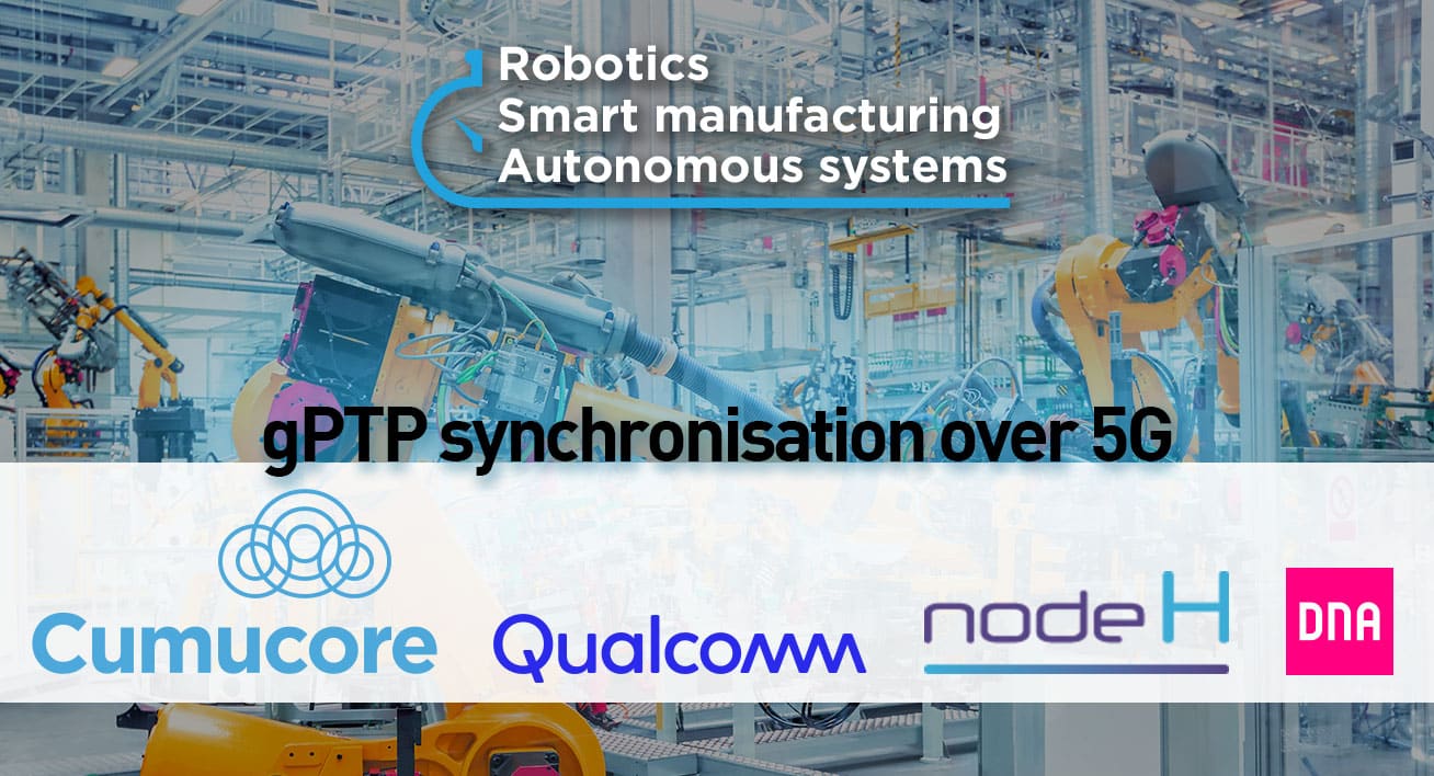 Live demonstration of gPTP synchronization over 5G NPN