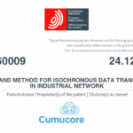 EPO grants CUMUCORE patent for TSN over 5G